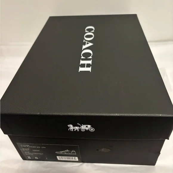 Khaki Chestnut women’s Coach Runners Shoes new - Picture 2 of 9